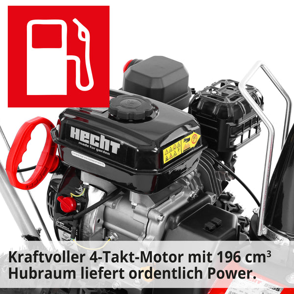 HECHT Benzin Schneefräse 9555
