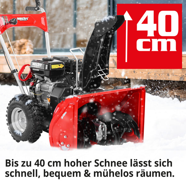 HECHT Benzin Schneefräse 9555