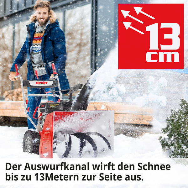 HECHT Schneefräse Benzin 9661
