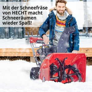 HECHT Benzin Schneefräse 9666