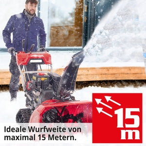 HECHT Benzin Schneefräse 9666
