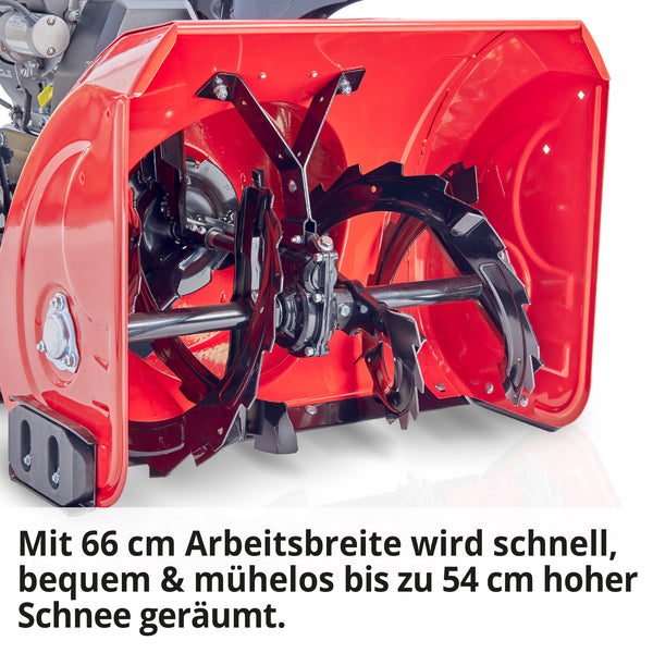 HECHT Benzin Schneefräse 9666
