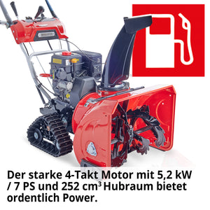 HECHT Benzin Schneefräse 9666