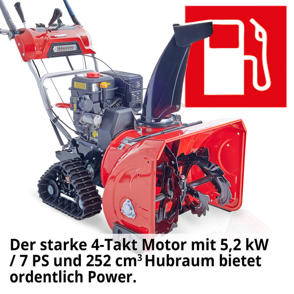 HECHT Benzin Schneefräse 9666