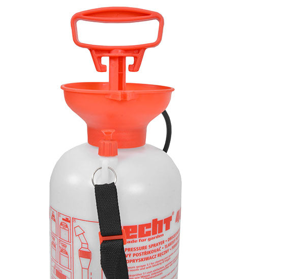 HECHT Drucksprüher Robuster 5-Liter-Kunststoffbehälter