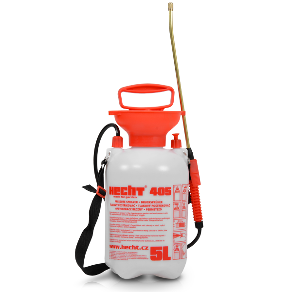HECHT Drucksprüher Robuster 5-Liter-Kunststoffbehälter