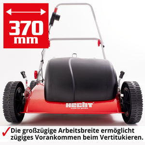 HECHT Elektro Vertikutierer 1700W und 50l Grasfangkorb