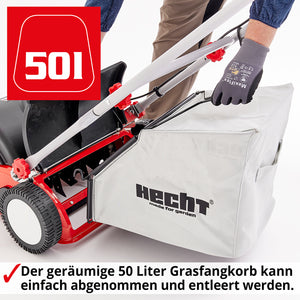 HECHT Elektro Vertikutierer 1700W und 50l Grasfangkorb