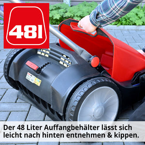 Hecht Handkehrmaschine CleanMax 105cm Arbeitsbreite, leise & effizient