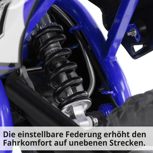 Moto elettrica per bambini Hecht Dirt Bike Pocket Bike Blu 54502