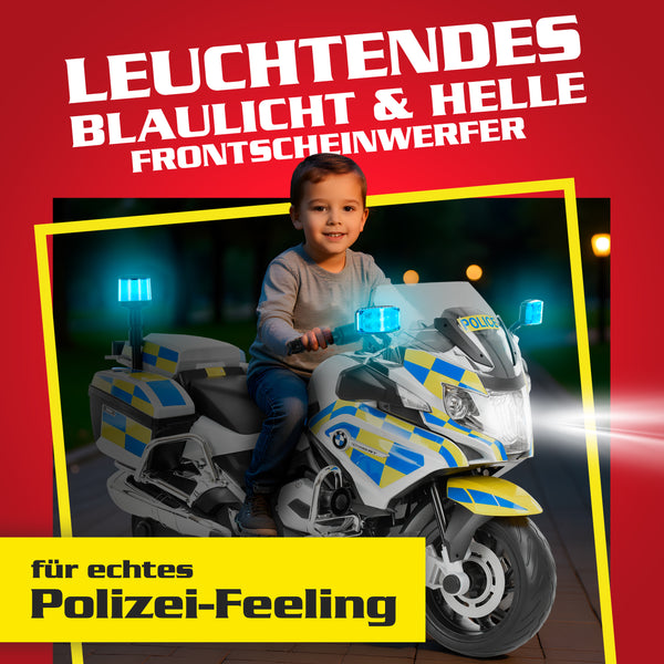 Moto elettrica per bambini Hecht BMW R1200RT Police