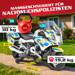 Moto elettrica per bambini Hecht BMW R1200RT Police
