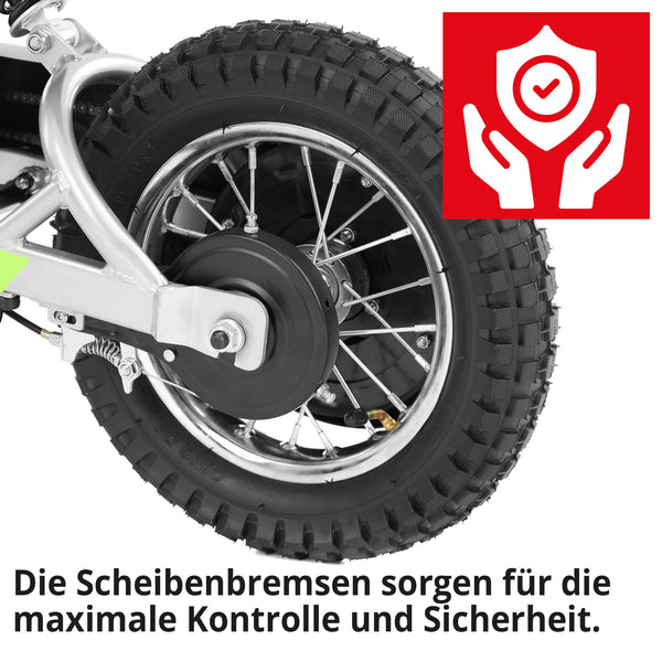 Moto elettrica per bambini Hecht Dirt Bike Pocket Bike Verde 54300