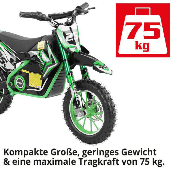 Moto elettrica per bambini Hecht Dirt Bike Pocket Bike Verde 54501