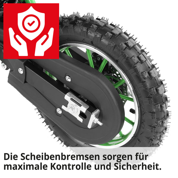 Moto elettrica per bambini Hecht Dirt Bike Pocket Bike Verde 54501