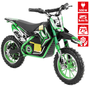 Moto elettrica per bambini Hecht Dirt Bike Pocket Bike Verde 54501