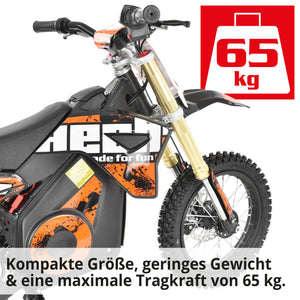 Hecht Kids Moto elettrica Dirt Bike Pocket Bike Arancione 59100