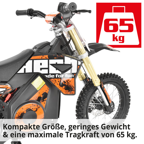 Hecht Kids Moto elettrica Dirt Bike Pocket Bike Arancione 59100