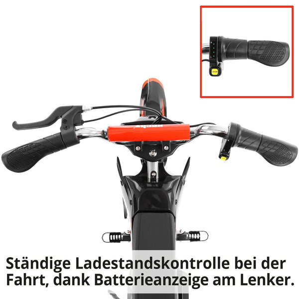 Hecht Kinder Elektro-Motorrad Dirtbike Pocketbike Rot 54300