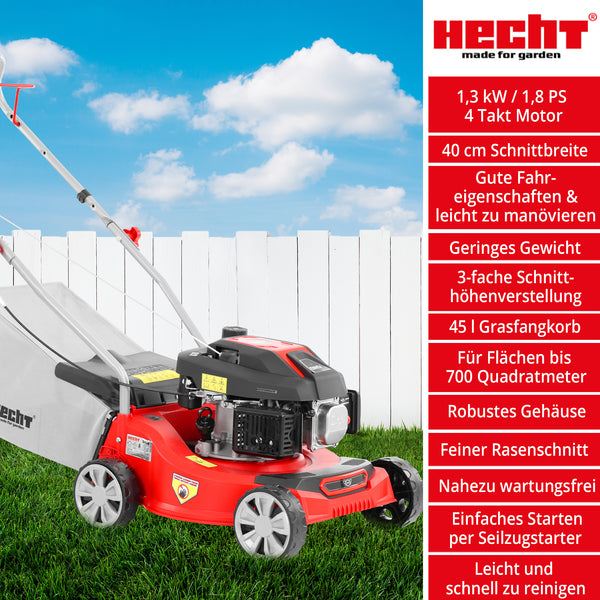 HECHT Rasenmäher Benzin 5408