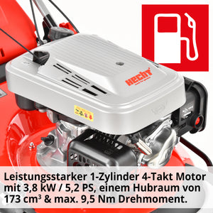 HECHT Rasenmäher Benzin 551 SX