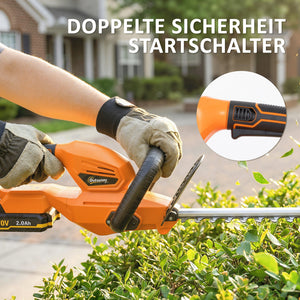 Heckenschere Akku elektrisch kabellos mit Schnittlänge 51cm