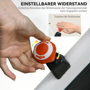 Heimtrainer Fitnessgerät mit einstellbarem Widerstand bis 120kg