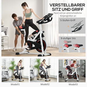 Heimtrainer Fitnessgerät mit einstellbarem Widerstand bis 120kg