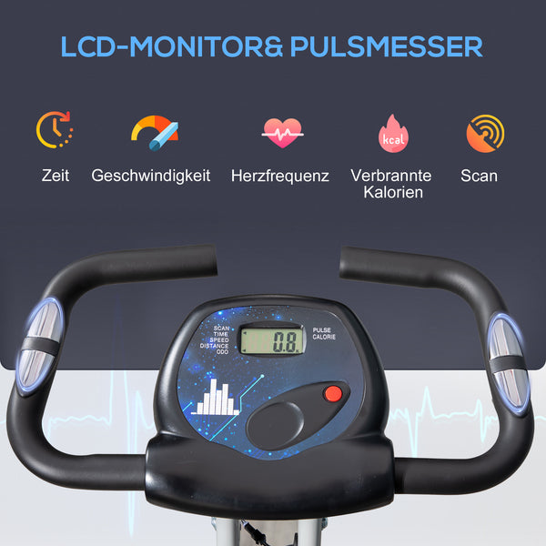 Heimtrainer F-Bike mit Magnetwiderstand höhenverstellbar