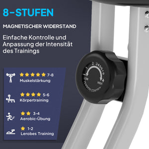 Heimtrainer F-Bike mit Magnetwiderstand höhenverstellbar