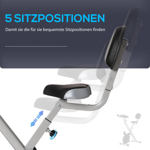 Heimtrainer F-Bike mit Magnetwiderstand höhenverstellbar