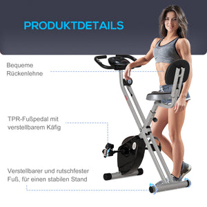 Heimtrainer F-Bike mit Magnetwiderstand höhenverstellbar