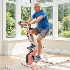 Heimtrainer klappbar mit Magnetwiderstand und LCD-Display