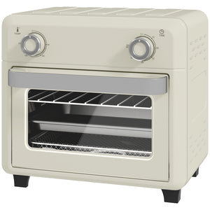 Heissluftfritteuse mit Grill Backen Frittieren Timer 10L 1000W
