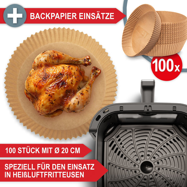Heissluftfritteuse Airfryer 6.5L 1600W