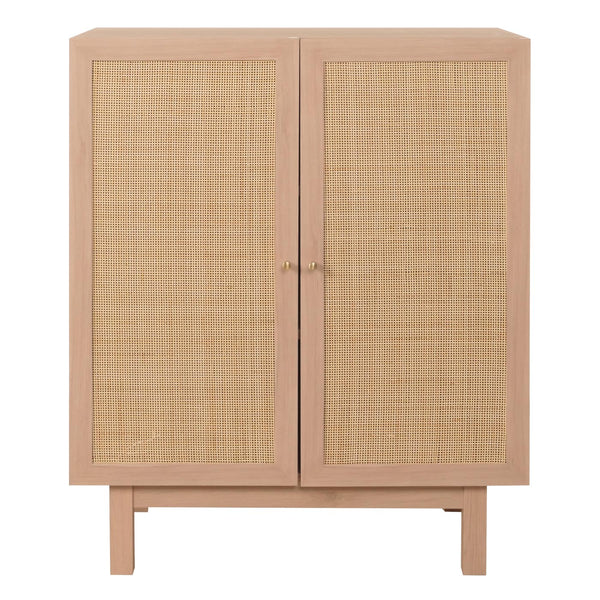 Highboard Kommode Sideboard Kubu Rattan 98x79x42cm natur