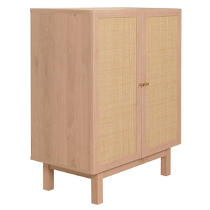 Highboard Kommode Sideboard Kubu Rattan 98x79x42cm natur