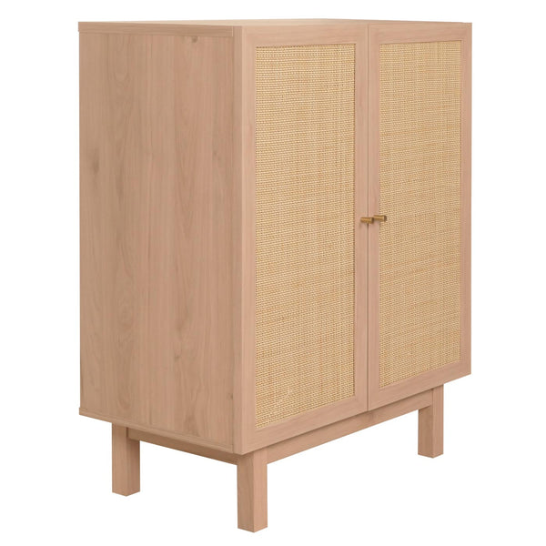 Highboard Kommode Sideboard Kubu Rattan 98x79x42cm natur