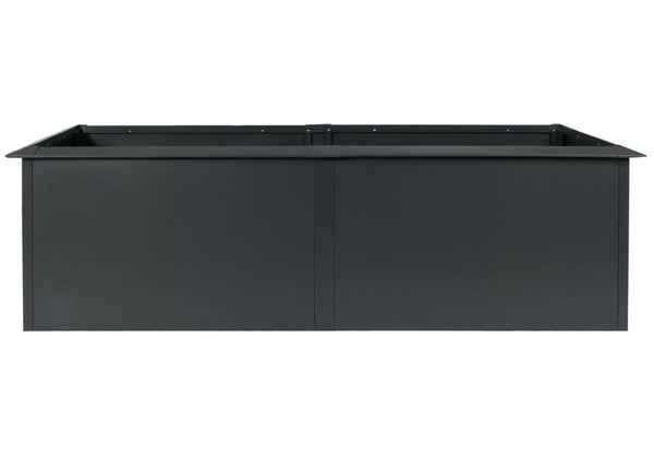 Metall Hochbeet anthrazit 78x250x90cm mit Schneckenkante