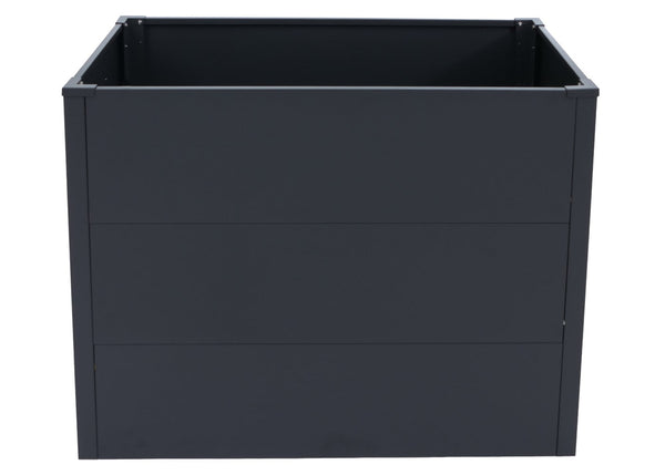 Metall Hochbeet anthrazit 77x100x50cm Pflanzbeet Garten Stahl