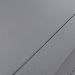 3er Set Metall Hochbeet Blumenkasten Pflanzkübel Stahl Grau