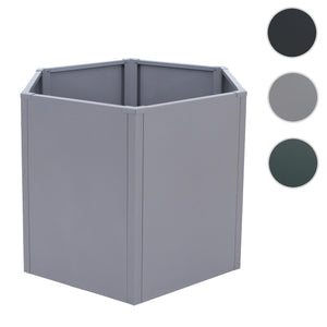 Metall Hochbeet Pflanzkasten Garten Grau 77x100x88cm Wetterfest