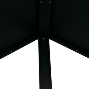 3er-Set Metall Hochbeet grün, Pflanzkübel Gemüsebeet 264cm