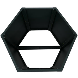 3er-Set Metall Hochbeet grün, Pflanzkübel Gemüsebeet 264cm