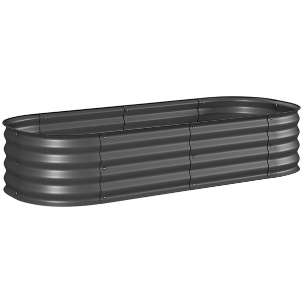 Hochbeet modular ohne Boden für Garten und Balkon 150x62x30cm