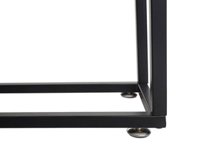 Hochbeet Pflanzkasten Blumenkasten Holz-Stahl 62x80x16cm natur schwarz