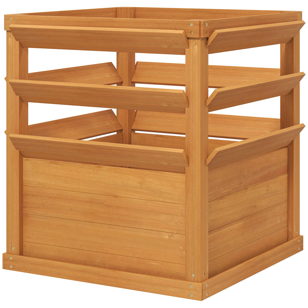 Hochbeet Pflanzkasten mit Rankgitter aus Holz für Garten