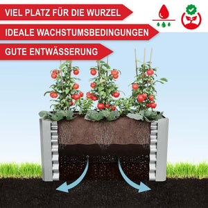Hochbeet Stahl langlebig robust wetterfest Grösse L