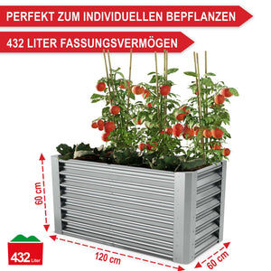 Hochbeet Stahl langlebig robust wetterfest Grösse L