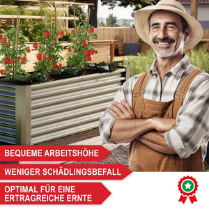 Hochbeet Stahl langlebig robust wetterfest Grösse M